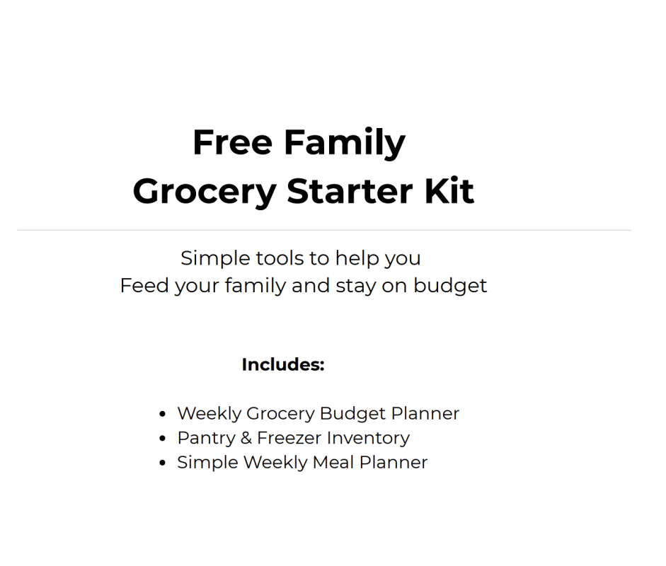Free Family Grocery Starter Kit