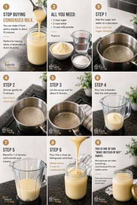 DIY Sweetened Condensed Milk using Milk Powder